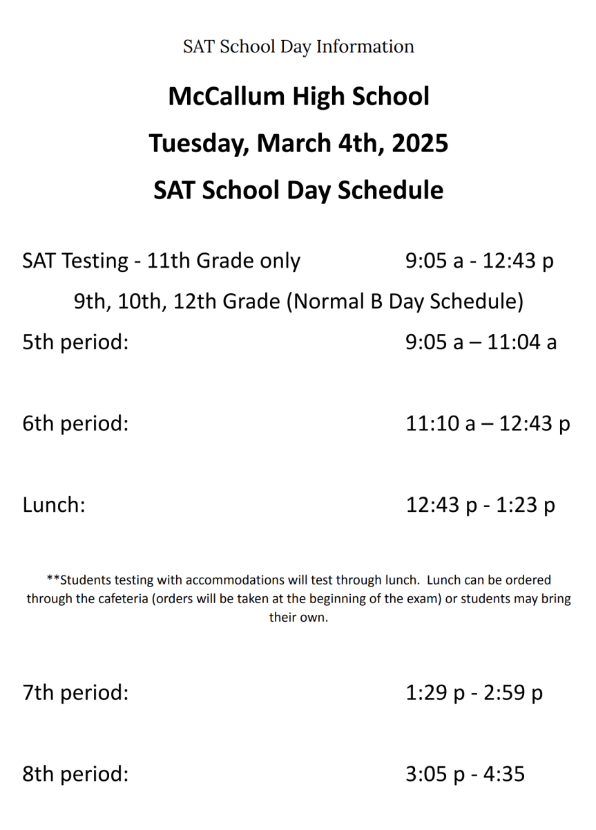 Bell Schedule