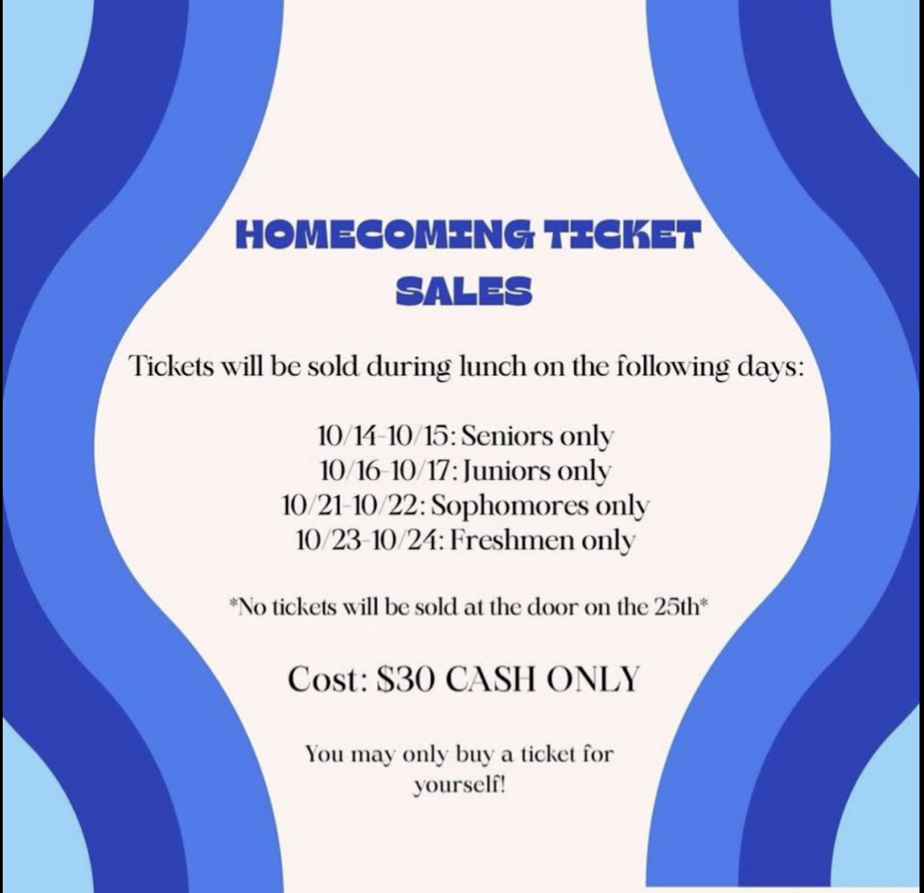 Homecoming ticket sales
